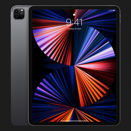 Планшет Apple iPad Pro 12.9 2021, 2TB, Space Gray, Wi-Fi + LTE (MHRD3)